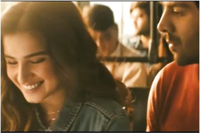 Kartik Aaryan and Tara Sutaria Turn Flirtatious Couple in a Bus in This Latest Commercial