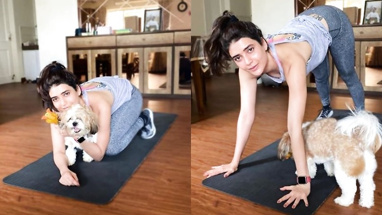 Karishma Tanna's New Workout Partner is Her Pet Dog Koko