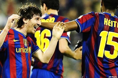 Barcelona beat Osasuna, go clear at top