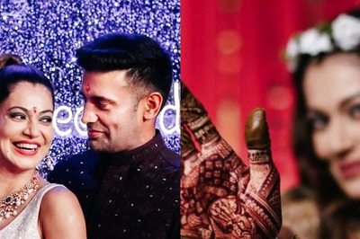 Payal Rohatgi-Sangram Singh Wedding: Couple Appear Madly In Love In Mehendi, Sangeet Pics