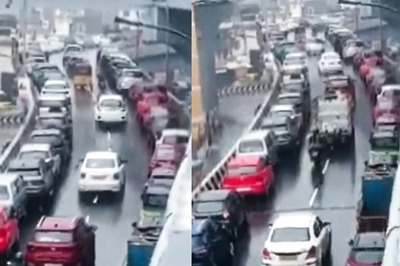 Watch: Chennai Residents Forced To Park Cars On Flyover Amid Heavy Rain