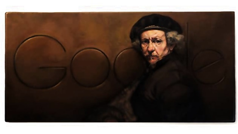 Rembrandt van Rijn: Google doodles a portrait on his 407th birthday