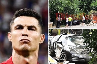 Cristiano Ronaldo's USD 2.1 Million Bugatti Veyron Wrecked in Accident in Spain