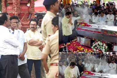 Nitin Desai Funeral: Aamir Khan Gets Emotional, Offers His Last Respects To Lagaan Art Director