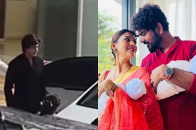 Shah Rukh Khan Looks Dapper in Black as He Attends Diwali Bash; Nayanthara-Vignesh Wish Fans on Diwali With Their Twins