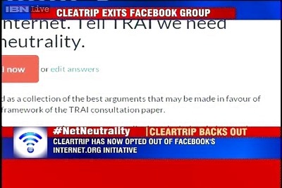 Cleartrip pulls out of Internet.org, supports net neutrality
