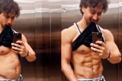 Tiger Shroff Posts ROFL Reel ft His Fake Fat Belly, Leaves Kriti Sanon In Splits; Watch Video