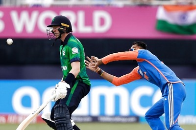 IND vs IRE: Axar Patel Takes a Brilliant Catch Off His Bowling to Help India Pummel Ireland in Dominant Fashion - WATCH