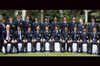 Men in Blue leave to chase WC dreams