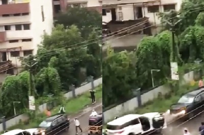 Caught On Cam: SUV Driver Rams Into Another Car With Child Inside, Takes U-turn To Hit Again