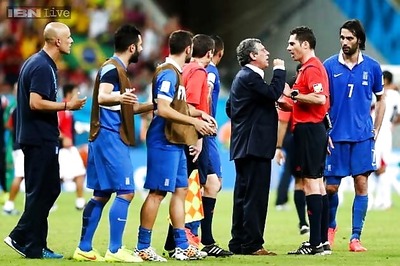 World Cup 2014: Coach Santos rues waste of extra time as Greece exit
