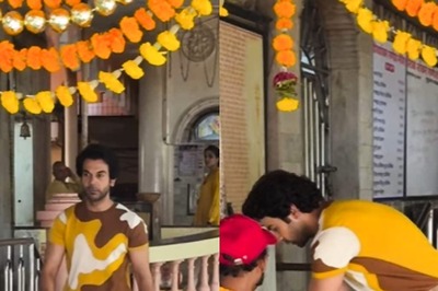 Rajkummar Rao Offers Prayers At A Temple In Mumbai's Juhu Ahead Of Srikanth Release | Watch