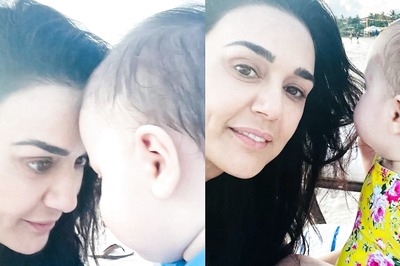 Preity Zinta Pens Sweet Note For Twins Gia, Jai on Their 1st Birthday, Says ‘Love You To The Moon And Back’