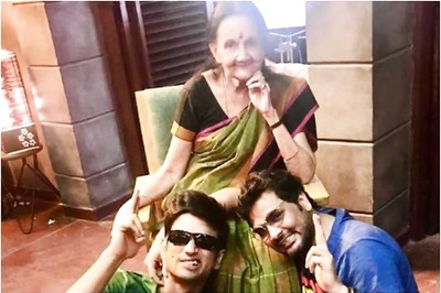 Sushant Singh Rajput Brings Forth His Goofy Side in This BTS Still from Dil Bechara Sets