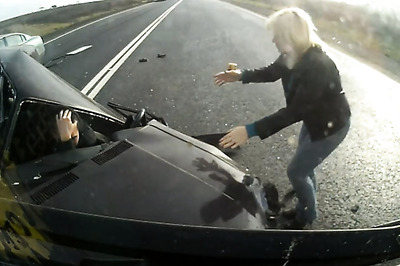 Watch: Miraculous escape for driver after truck collision