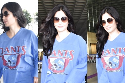 Katrina Kaif Sparks Pregnancy Rumours As She Slays Her Airport Look With an Oversized T-Shirt