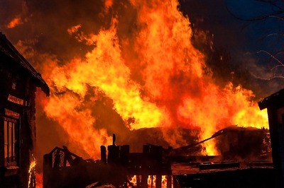 Fire Due to Leakage in IGL Pipeline in Greater Noida, None Hurt