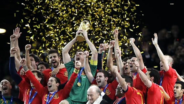 Spain team heads home for hero's welcome