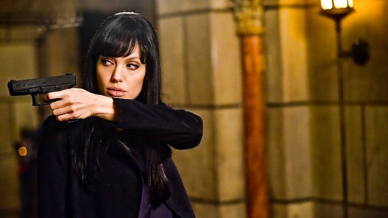 Angelina likes to balance motherhood with hard core action