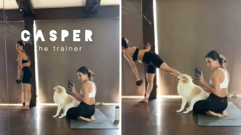 Malaika Arora Thinks Her Pet Dog Casper Was A Gym Trainer In Past Life