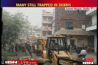Delhi building collapse: owner booked