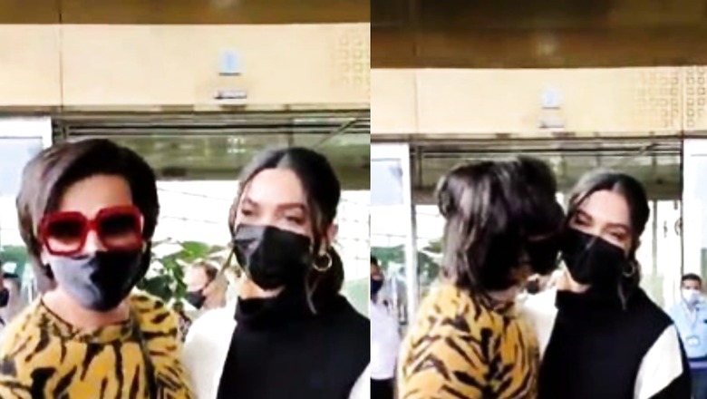 Ranveer Singh Kisses Deepika Padukone at Airport, Fan Says 'He Treats Her the Best'