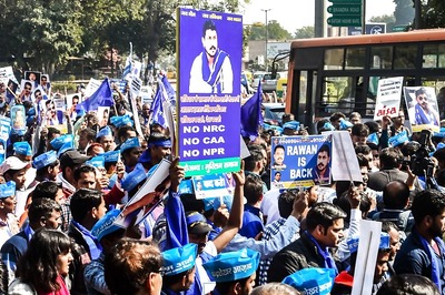 Bhim Army Takes Out Protest March Against SC Ruling on Reservation in Promotions