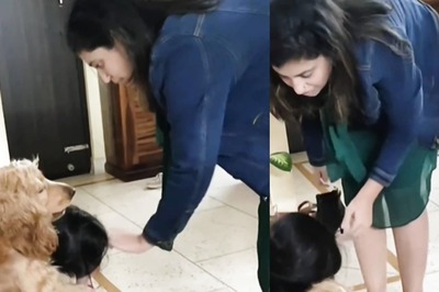 Woman Fakes Hitting Daughter, Pet Dog's Reaction Takes The Cake