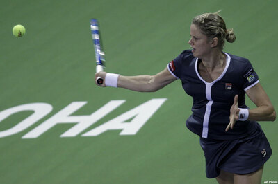 Zvonareva beats Clijsters to be year-end No. 2