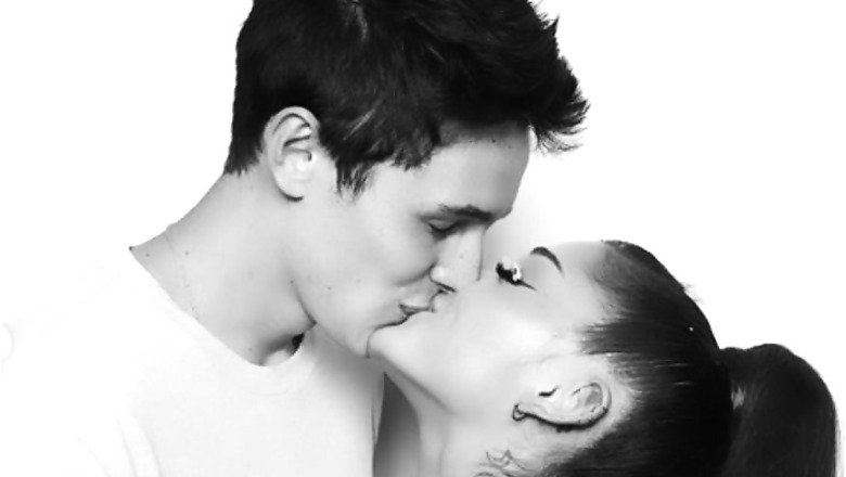 Ariana Grande Gets Birthday Kisses from Dalton Gomez as Couple Makes Relationship 'Insta' Official