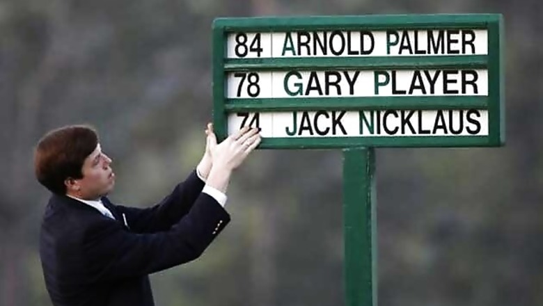 'Big Three' get 78th Masters under way in bright sunshine