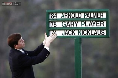 'Big Three' get 78th Masters under way in bright sunshine