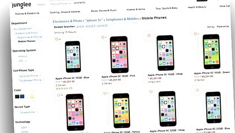 Apple iPhone 5c, iPhone 5s available online at Rs 45,261, Rs 54,999