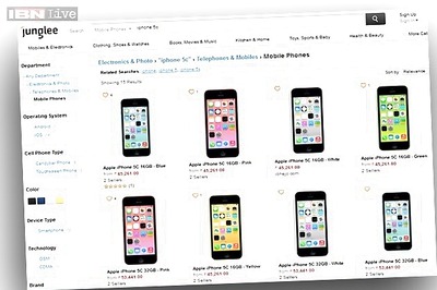 Apple iPhone 5c, iPhone 5s available online at Rs 45,261, Rs 54,999