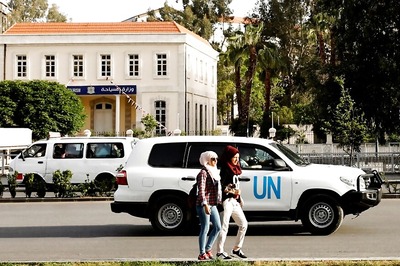 UN Team Fired Upon in Syria While Visiting Suspected Chemical Sites