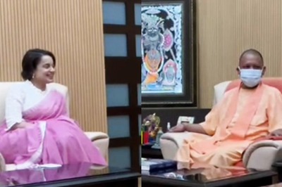 Kangana Ranaut Meets UP CM Yogi Adityanath at His Residence in Lucknow