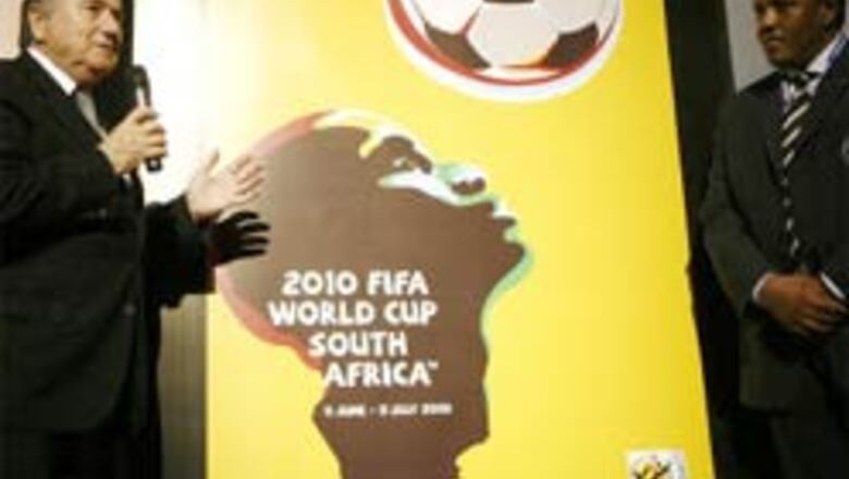 FIFA unveils poster for 2010 World Cup finals