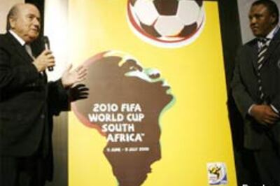 FIFA unveils poster for 2010 World Cup finals