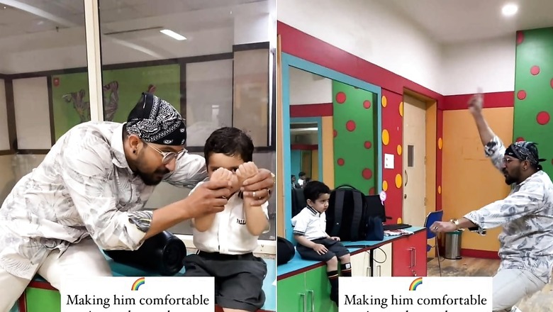 Teacher Dances to Aamir Khan's 'Bum Bum Bole', Makes School Kid Comfortable on the First Day