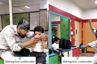 Teacher Dances to Aamir Khan's 'Bum Bum Bole', Makes School Kid Comfortable on the First Day