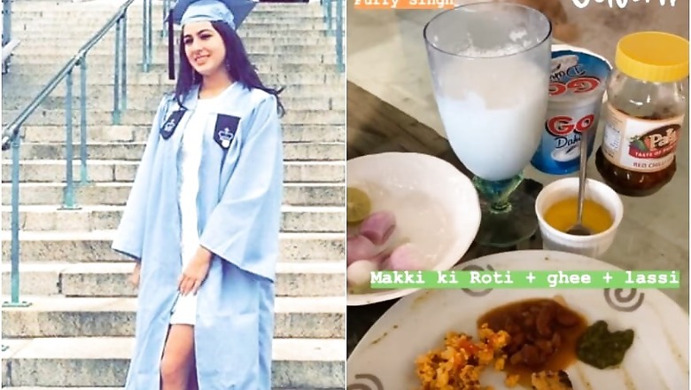 Sara Ali Khan Tops off Lazy Sunday with Traditional Punjabi Meal, See Pic