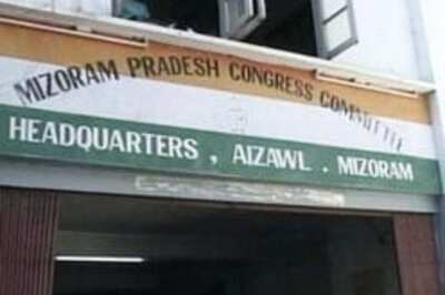 Victory celebrations by Congress in Mizoram