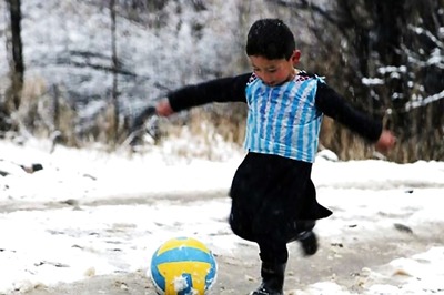 Threats Force Afghan Boy, Fan of Messi, to Leave the Country