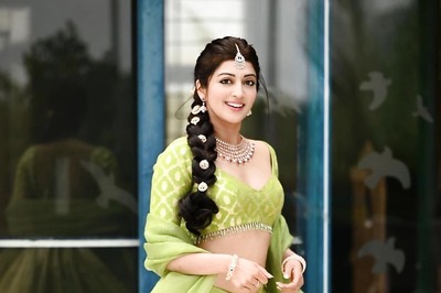 Actress Pranitha Subhash Looks Gorgeous Beyond Words In This Ethnic Green Lehenga