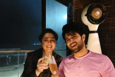 Vijay Deverakonda and Charmme Kaur Enjoy Champagne to Celebrate Liger Trailer Success, See Pic