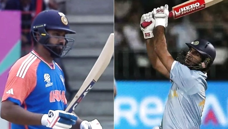 Rohit Sharma Misses a Century but Breaks Yuvraj Singh's Record of Sixes Against England in 2007 T20 WC