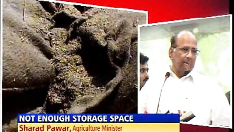 Wheat rotting but govt rents out godowns