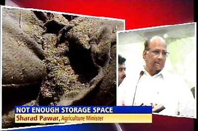 Wheat rotting but govt rents out godowns