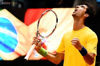 Thomaz Bellucci helps Brazil level Davis Cup playoff