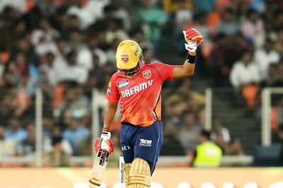 IPL 2024: Punjab Kings Players' Surprise Reaction After Shashank Singh's 50 Against Gujarat Titans